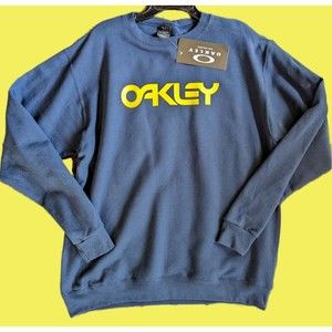 Oakley O Logo Fleece Crew Neck Sweatshirt Brand New With Tags Size Large